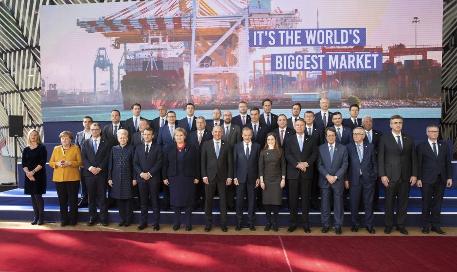 ES šalių lyderiai diskutavo globalios prekybos klausimais