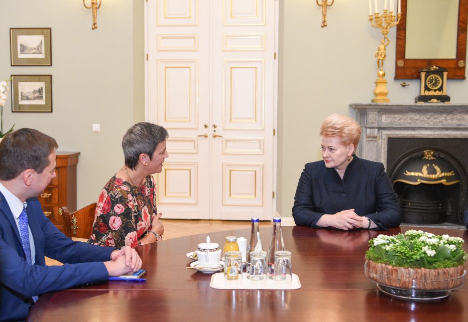 D. Grybauskaitė: „Gazprom“ turėtų kompensuoti Lietuvai už brangias dujas