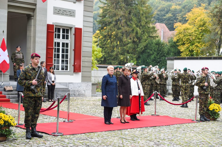 Prezidentės vizitas Šveicarijoje