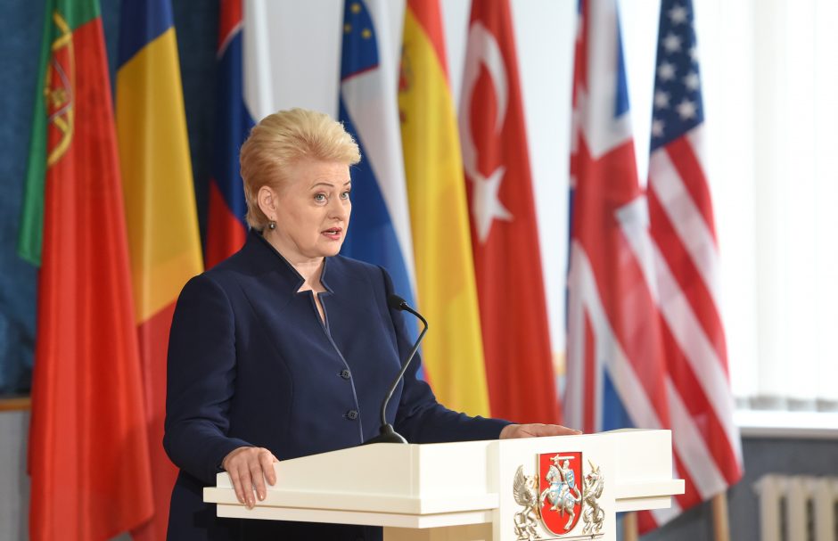 NATO vadovas atidarė Aljanso štabą Vilniuje