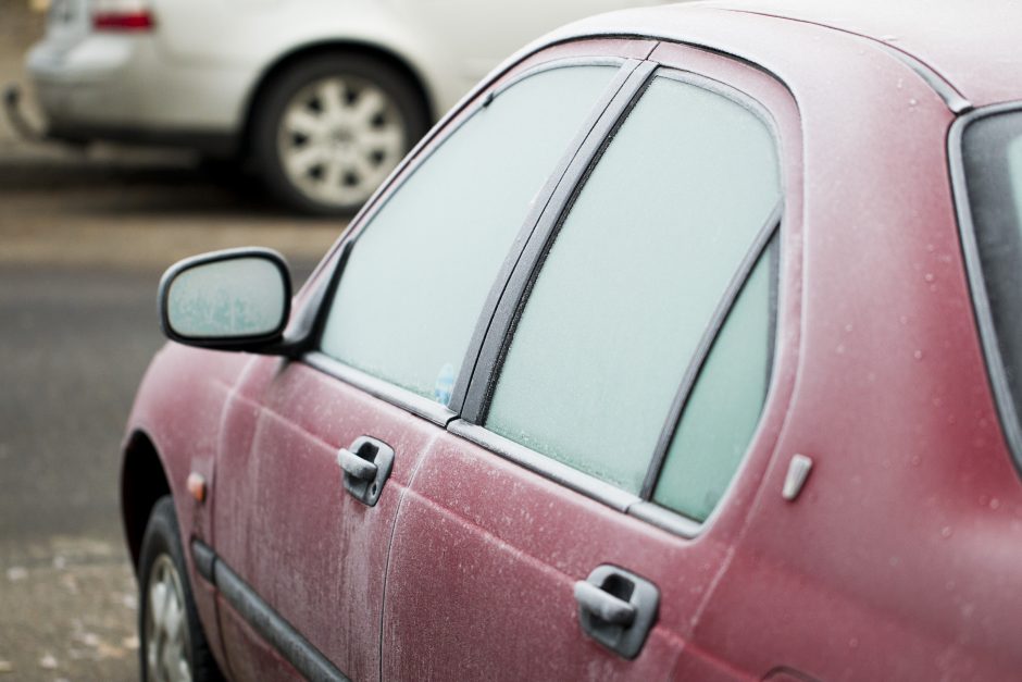 Plungėje automobiliams nulaužti veidrodėliai