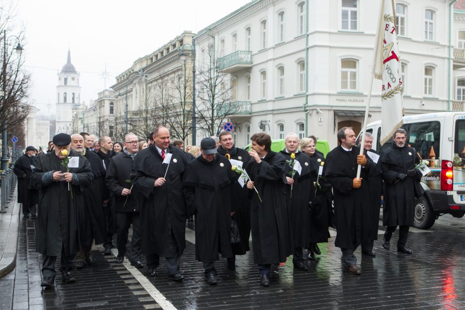 Advokatų eitynėmis Vilniuje pradėta Advokatūros savaitė