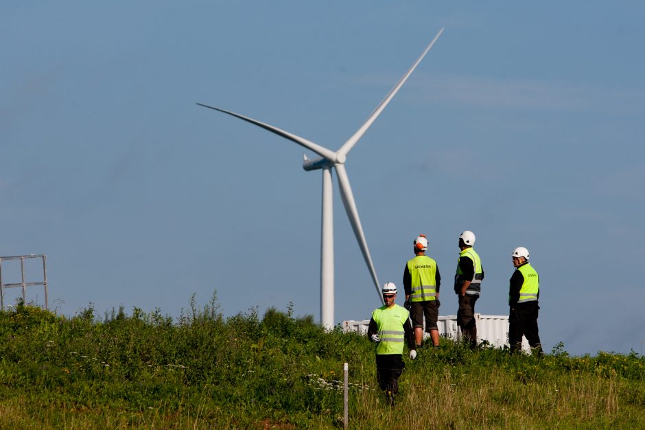 „Renerga“ planuoja didinti elektros energijos gamybą iš vėjo