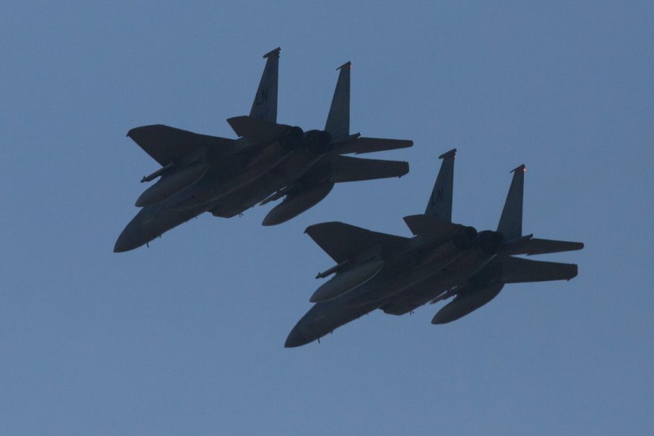 Praėjusią savaitę NATO naikintuvai palydėjo vieną Rusijos lėktuvą