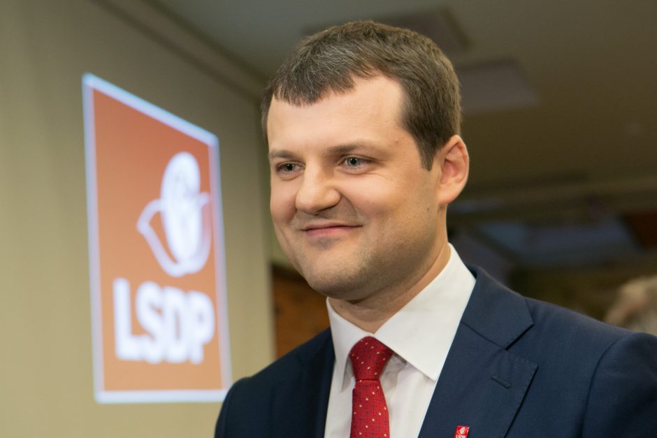 Vilniaus socialdemokratams vadovaus G. Paluckas