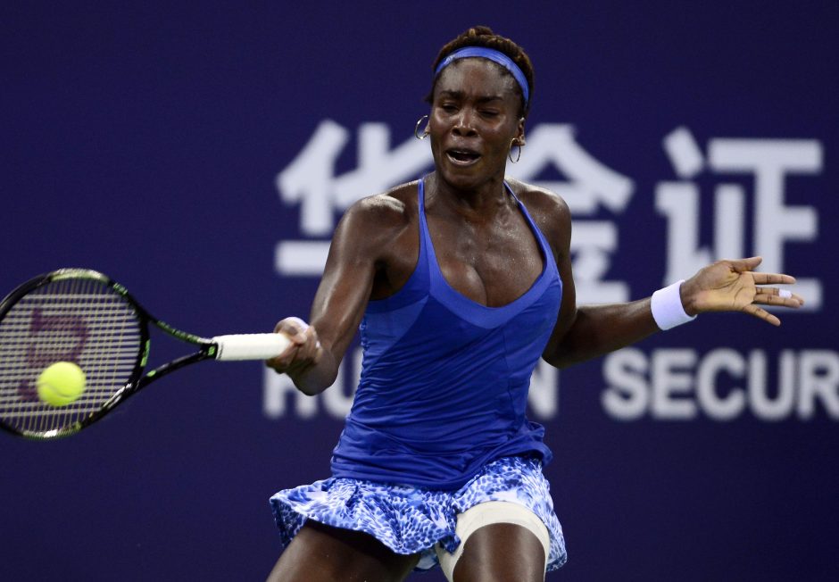 Moterų teniso turnyre Kinijoje paaiškėjo aštuntfinalio dalyvės
