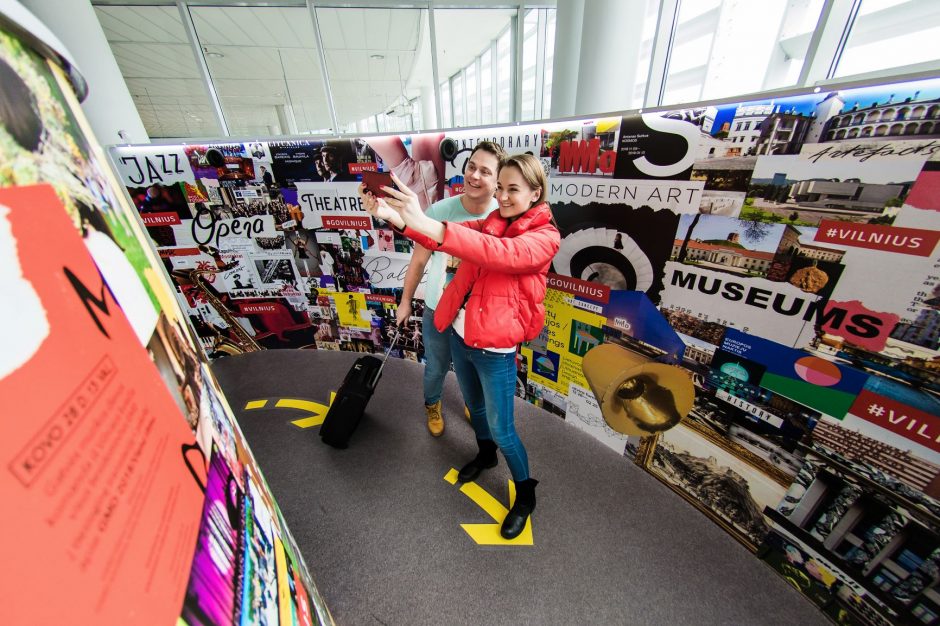 Vilniaus oro uoste duris atvėrė naujas turizmo informacijos centras