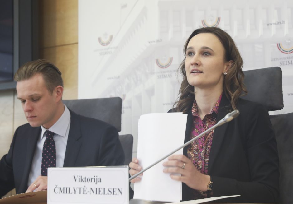 Liberalė V. Čmilytė-Nielsen išrinkta Seimo opozicijos lydere