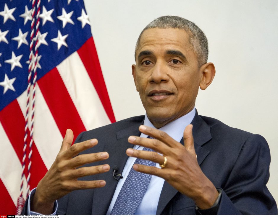 JAV prezidentas B. Obama ruošia atsisveikinimo kalbą
