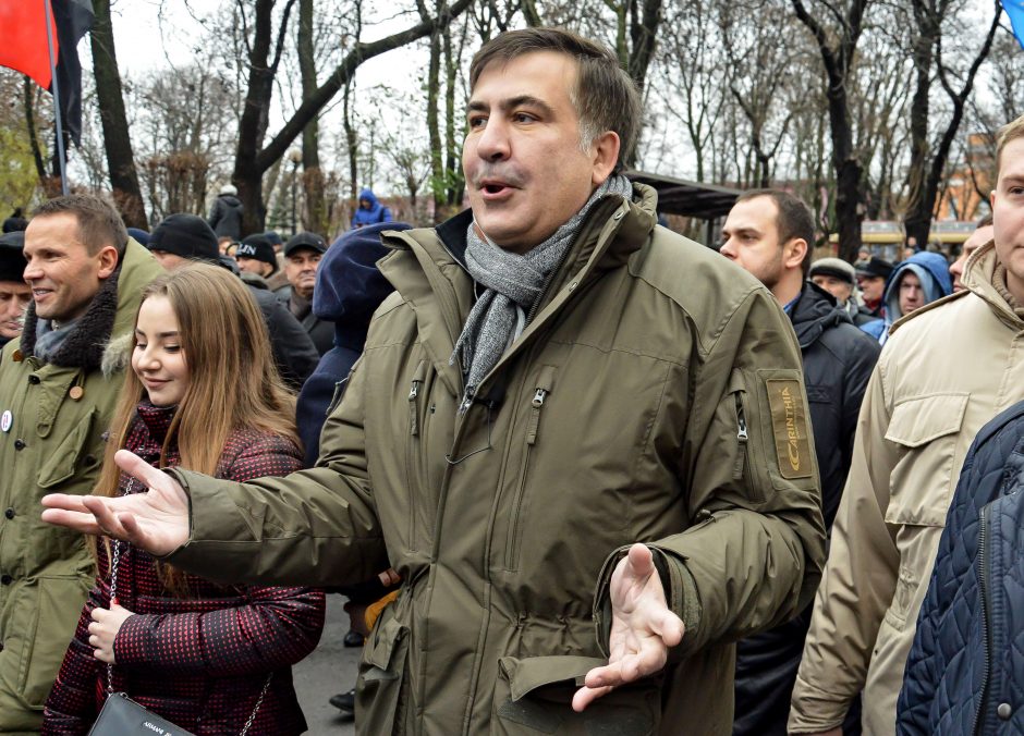 Kijeve vėl sulaikytas M. Saakašvilis