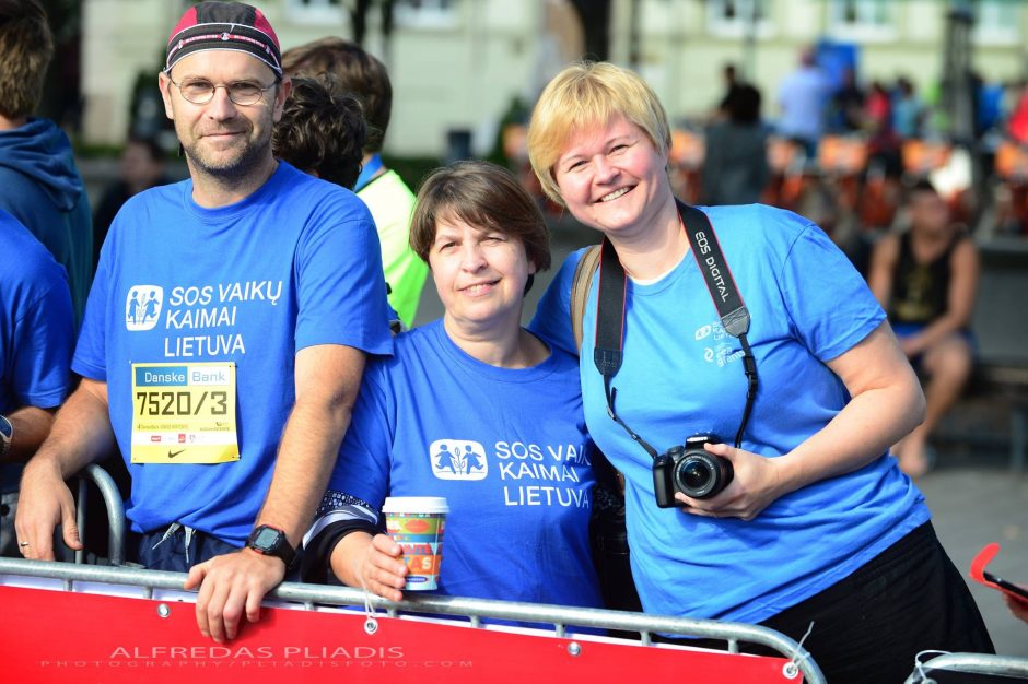 „Danske Bank Vilniaus maratone“ dalyvaus SOS vaikų kaimų komanda