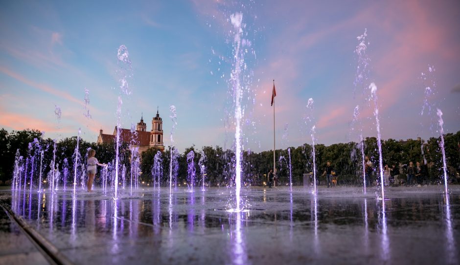 Vilnius turi vienintelį pasaulyje fontaną, kuriam galima diriguoti
