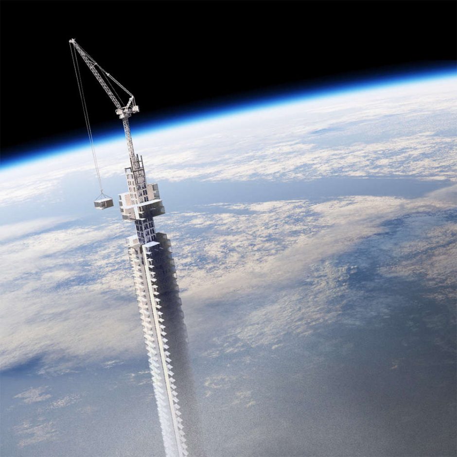 Be ribų: bendrovė suprojektavo aukščiausią planetos dangoraižį ant asteroido