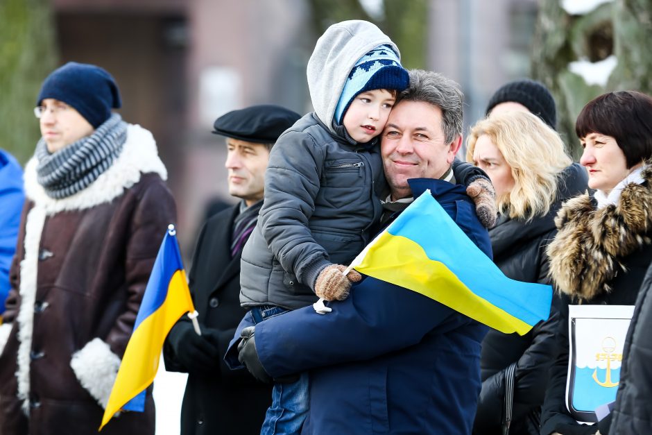 Kauniečiai gedi kartu su Ukraina