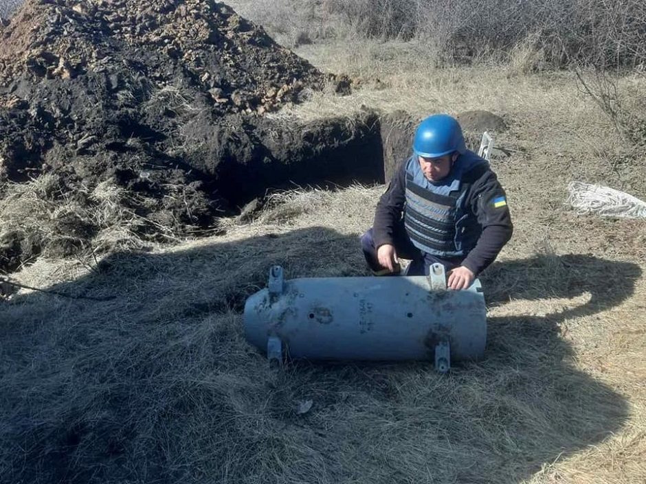 Ukrainos kariškiai: Rusija smogė karinei bazei prie Kyjivo