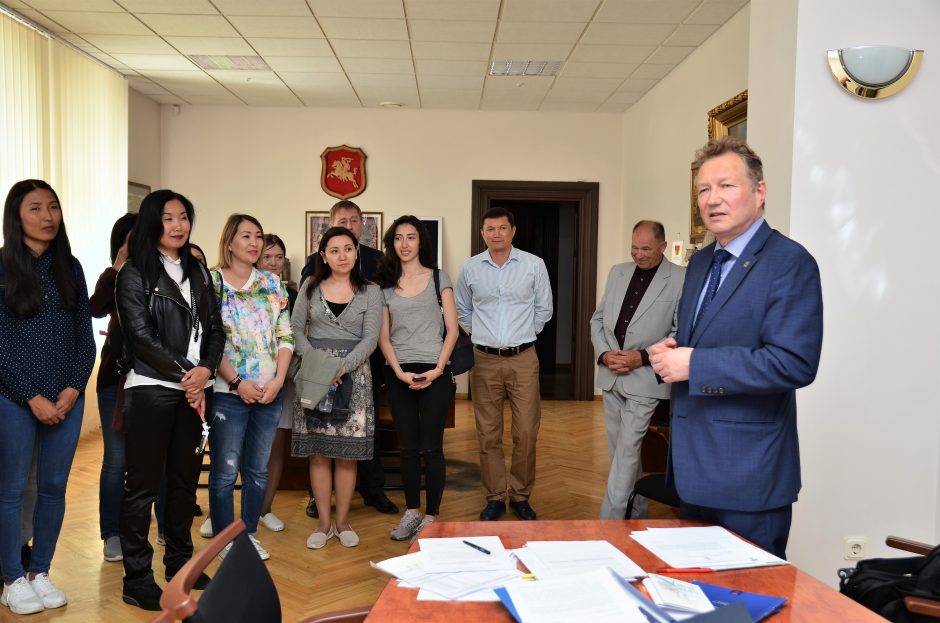 Klaipėdos universitete stažuojasi Astanos medicinos magistrantai iš Kazachstano