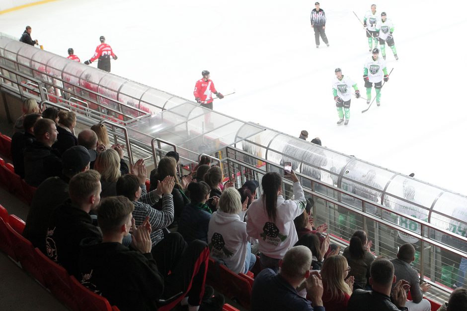 „Kaunas Hockey“ ledo ritulininkai nusileido čempionams