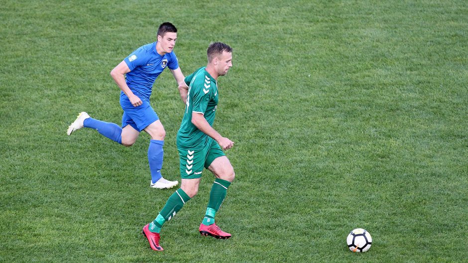 „Kauno Žalgiris“ įveikė „Palangą“ ir iškopė į LFF taurės pusfinalį