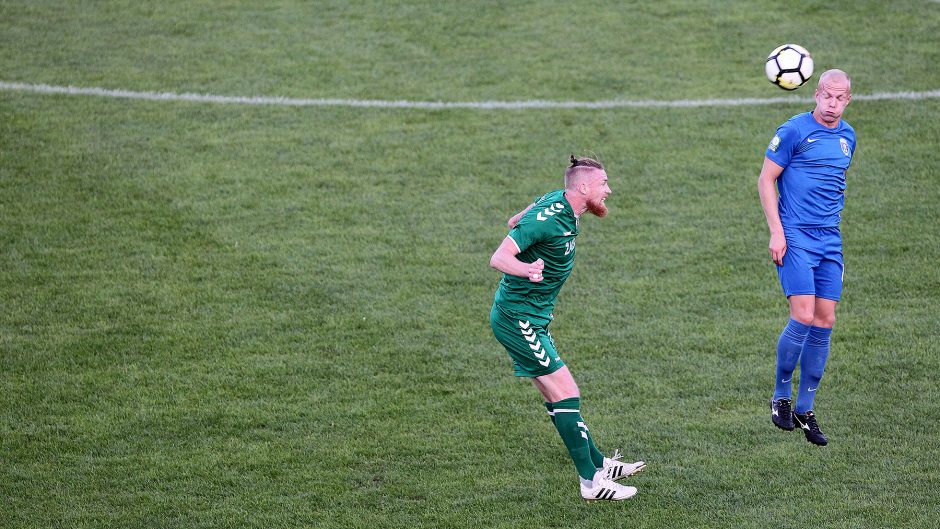 „Kauno Žalgiris“ įveikė „Palangą“ ir iškopė į LFF taurės pusfinalį