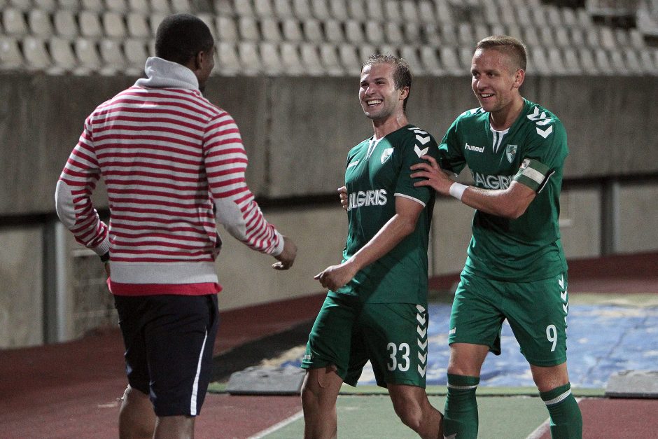 „Kauno Žalgiris“ įveikė „Palangą“ ir iškopė į LFF taurės pusfinalį