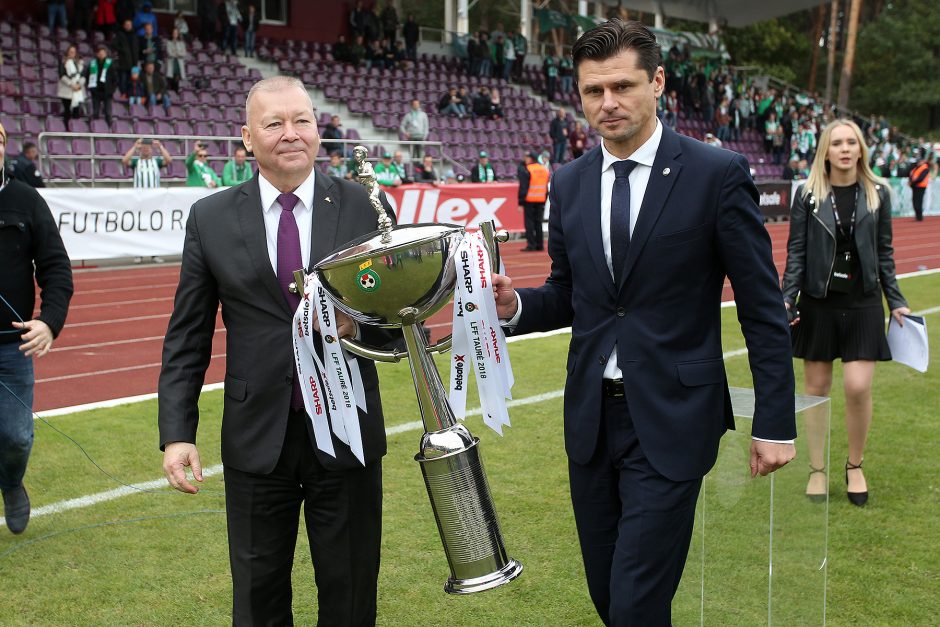 LFF taurę iškovojo „Žalgirio“ futbolininkai