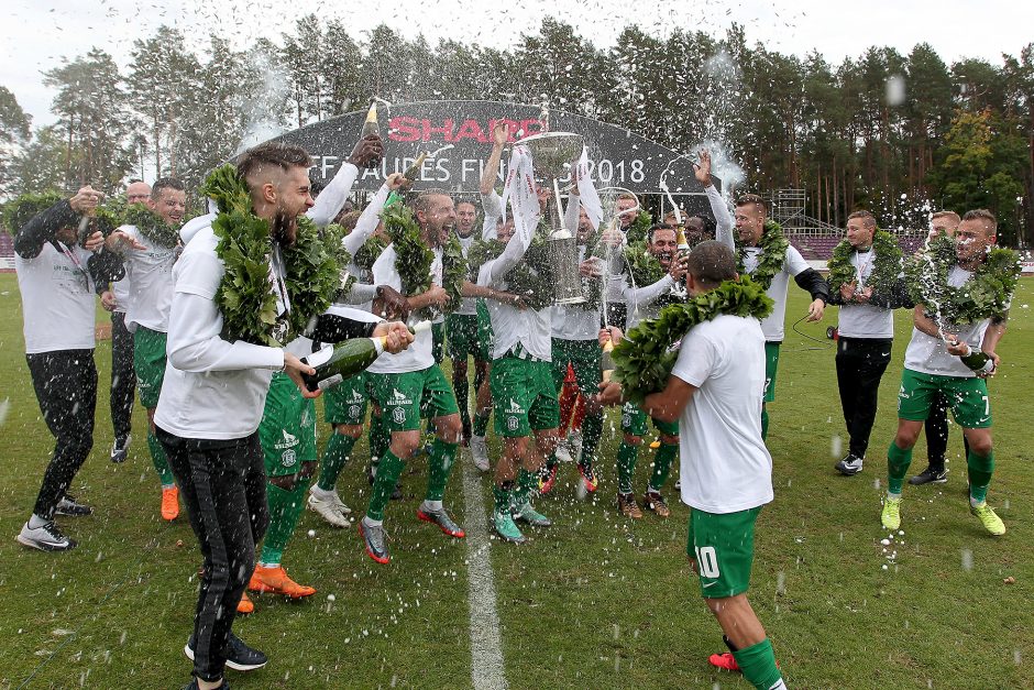 LFF taurę iškovojo „Žalgirio“ futbolininkai