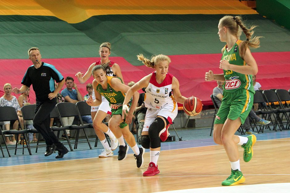 Lietuva – Vokietija 51:58. Merginų U16 EČ
