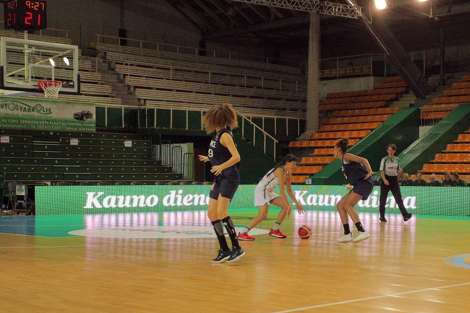 Jaunosios Lietuvos krepšininkės pralaimėjo Prancūzijos rinktinei