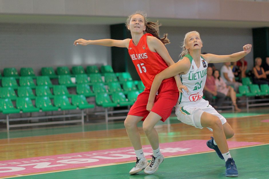 Kontrolinės. Lietuva U16 – Baltarusija U16 79:51