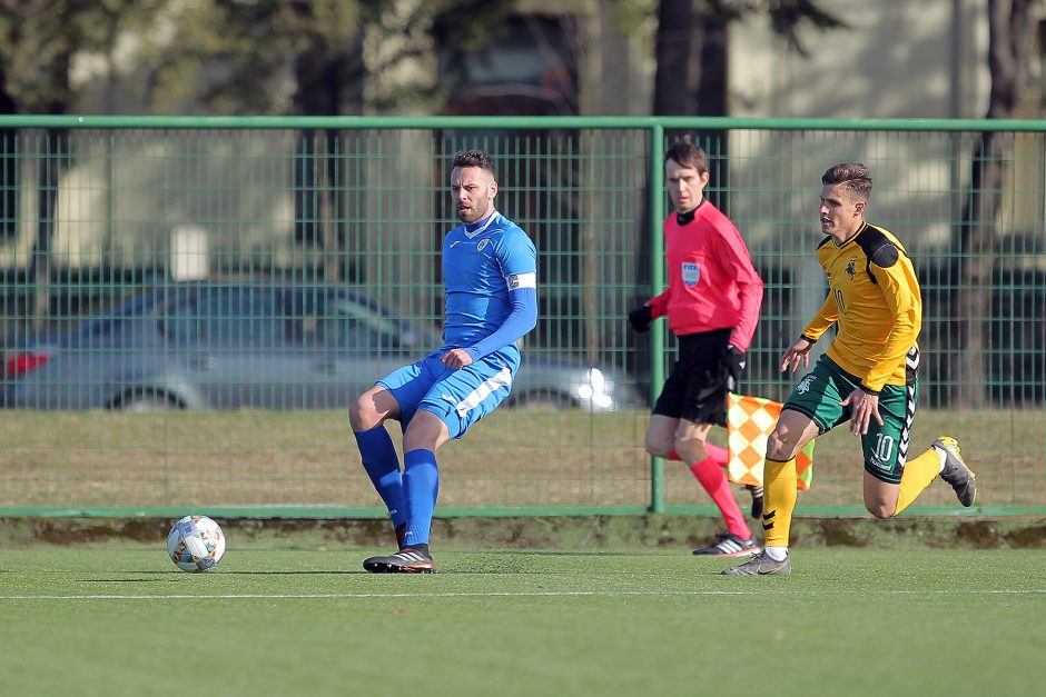 Futbolo kontrolinės: „Stumbras“ – Lietuva U21 0:2