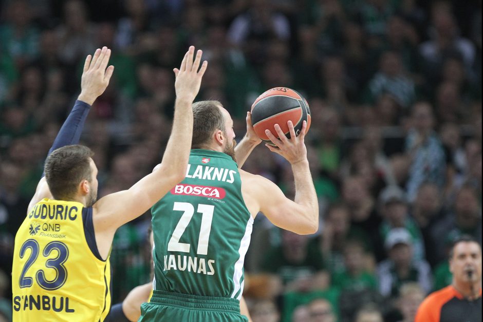 Eurolyga: „Žalgiris“ – „Fenerbachce“ 75:82