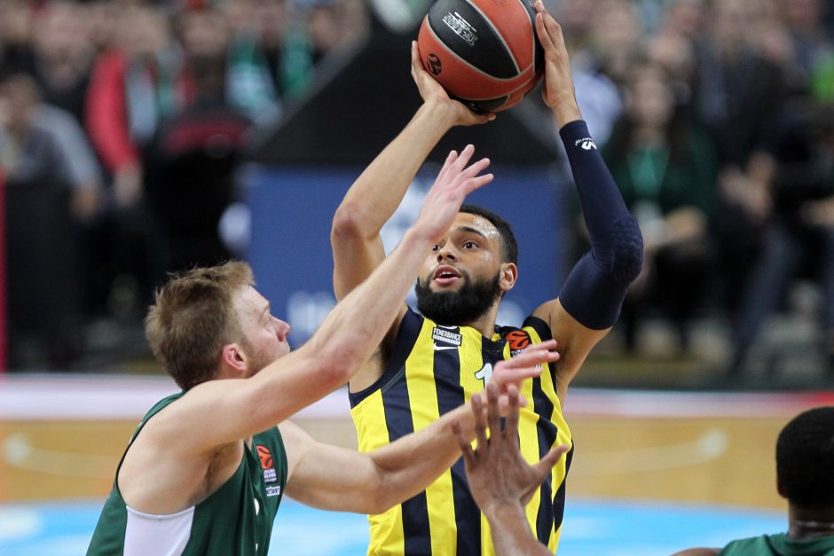 Eurolyga: „Žalgiris“ – „Fenerbachce“ 75:82