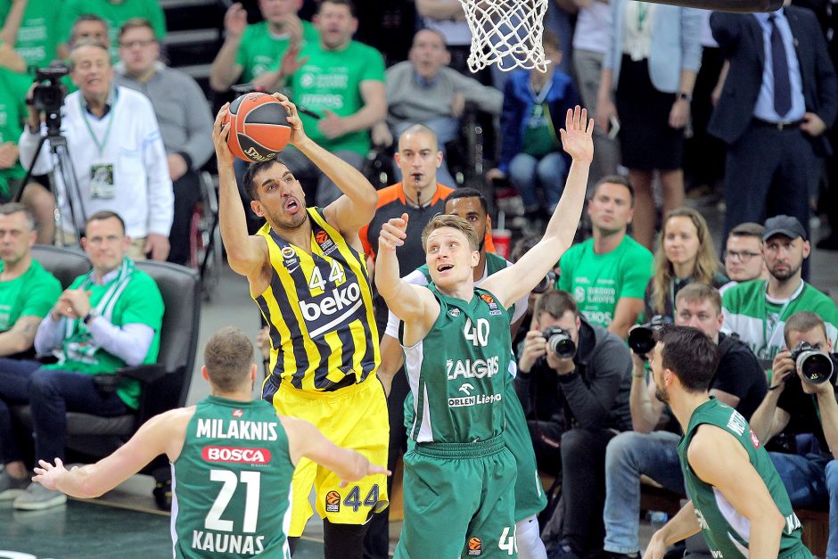 Eurolygos ketvirtfinalis: „Žalgiris“ – „Fenerbahce“ 57:66