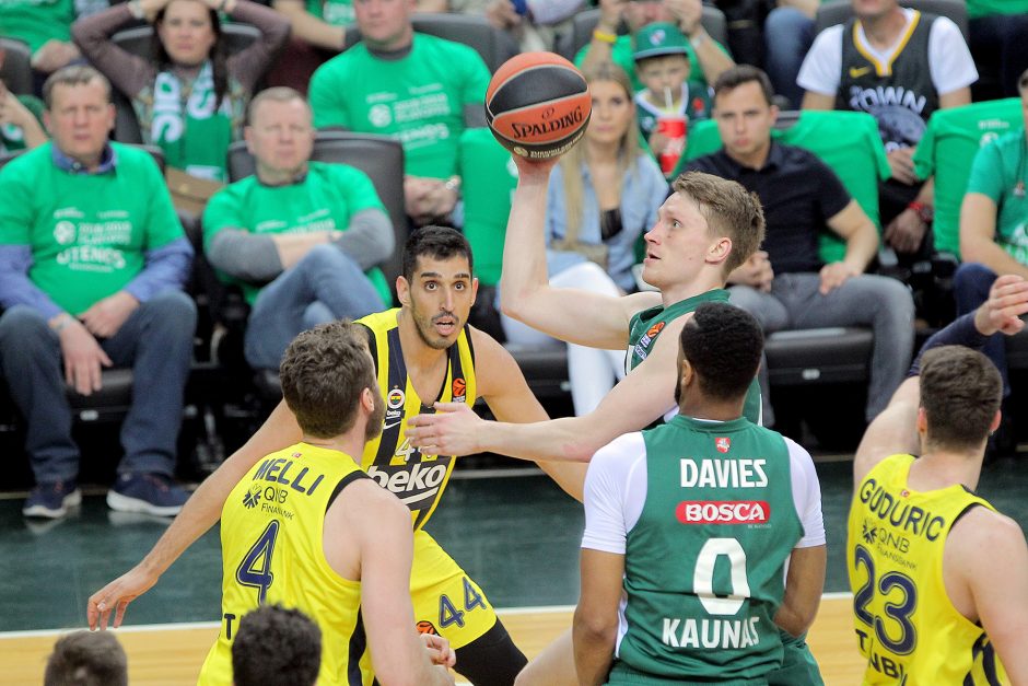 Eurolygos ketvirtfinalis: „Žalgiris“ – „Fenerbahce“ 57:66