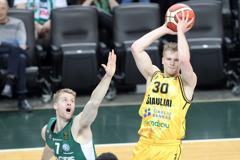 LKL: „Žalgiris“ sutriuškino „Šiaulius“