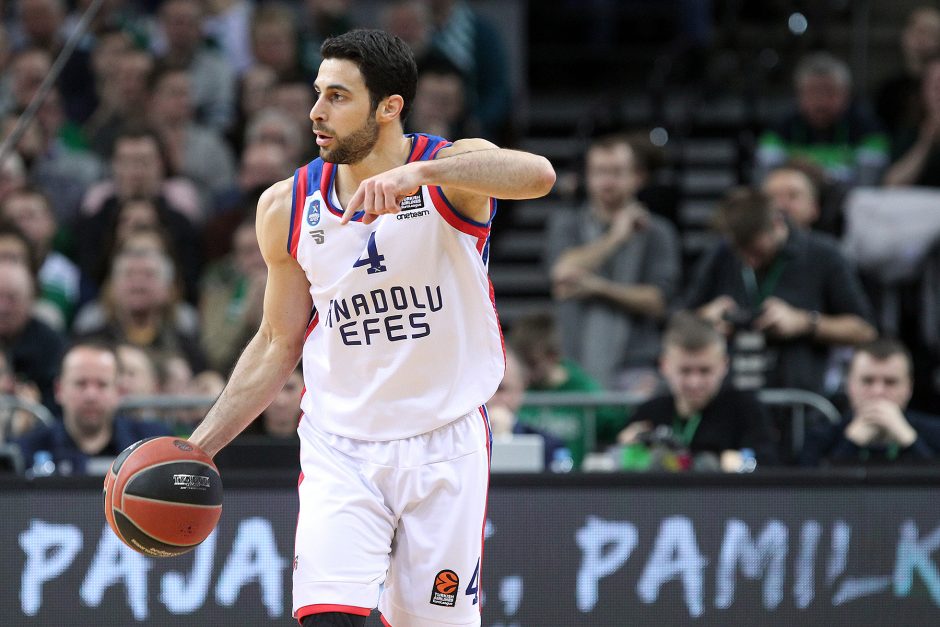 Eurolyga: „Žalgiris“ – „Anadolu Efes“ 58:79