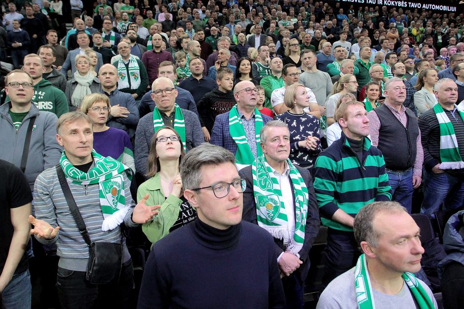 „Žalgiris“ sausakimšoje arenoje parklupdė „Bayern“ krepšininkus