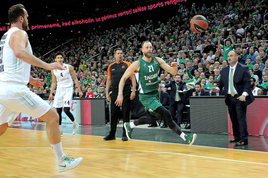 „Žalgiris“ be vargo sudorojo Eurolygos autsaiderius