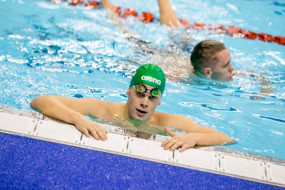 Plaukikas D. Rapšys Belgijoje iškovojo dar du medalius