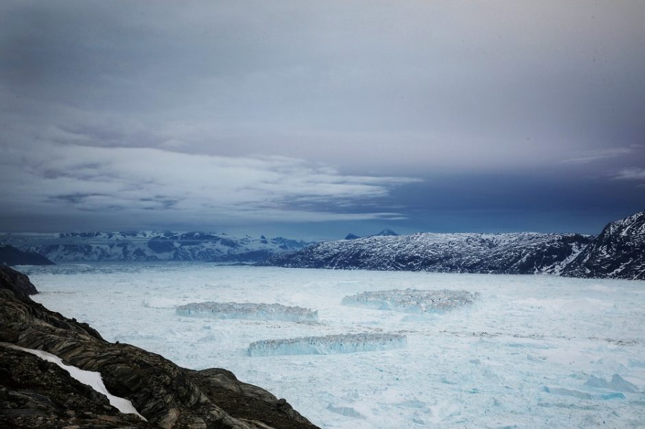 Mokslininkai: Grenlandijos ledynų tirpsmas paspartėjo keturiskart