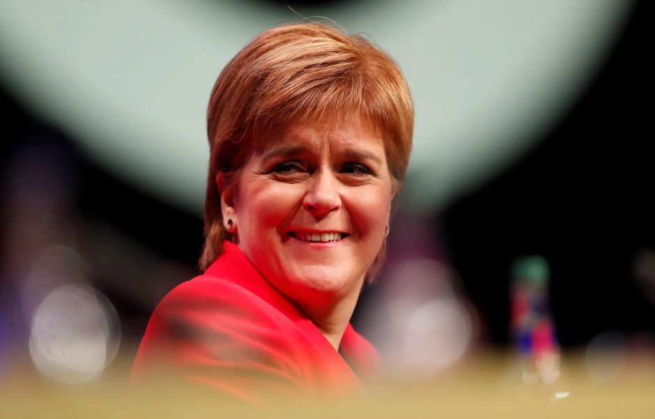 Škotijos lyderė remia naujo „Brexit“ referendumo idėją