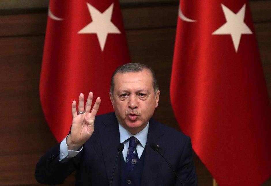 R. T. Erdoganas: Turkijos pajėgos perėmė Afrino miesto Sirijoje kontrolę