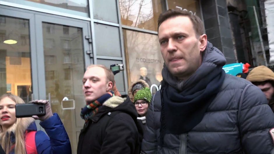 A. Navalnas stojo prieš teismą dėl protestų organizavimo