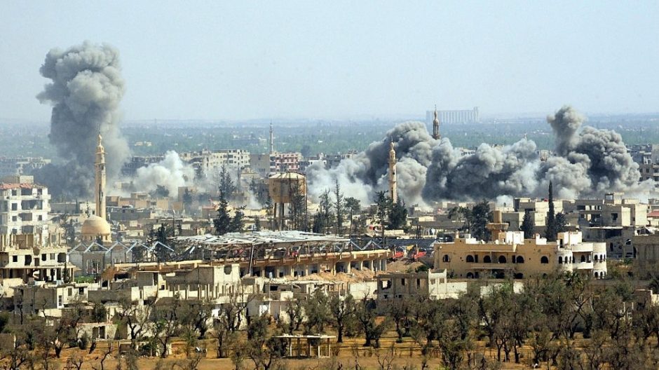 PSO: per cheminę ataką Sirijoje nukentėjo apie 500 žmonių