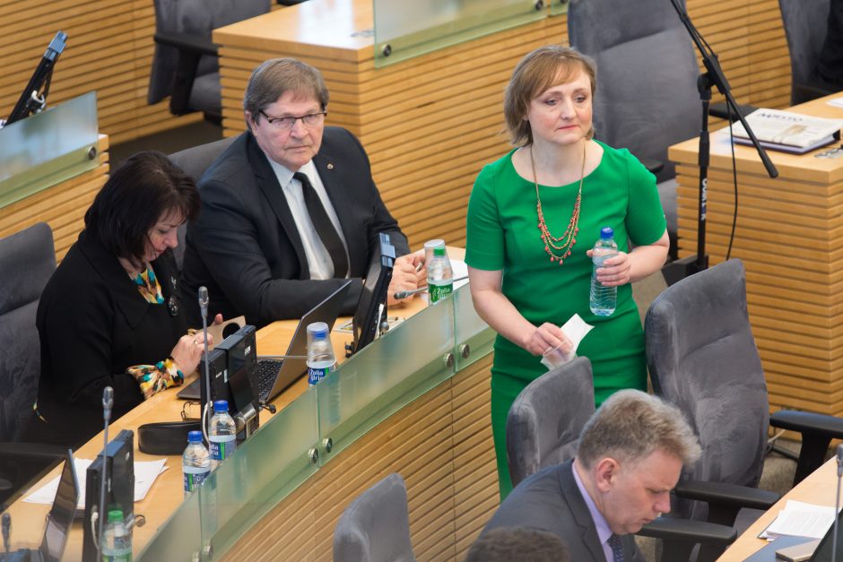 Seimo  narė V. Vingrienė dėl vyro smurto kreipėsi į policiją