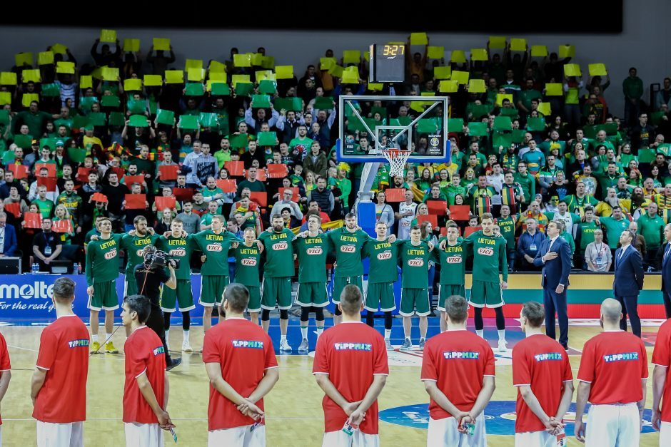 Lietuvos vyrų krepšinio rinktinė pasaulio reitinge išlieka šešta