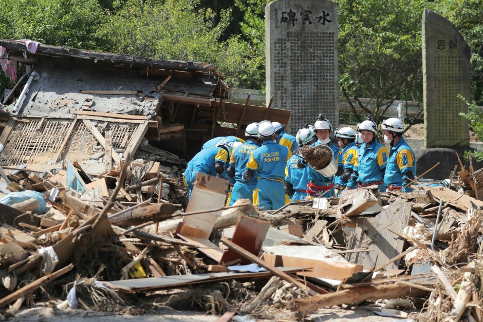 Japonijoje stichija padarė daugiau nei 340 milijonų eurų žalos