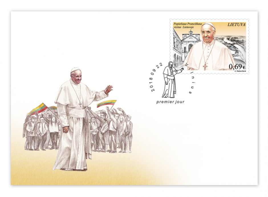 Po ilgos pertraukos pašto ženklą vėl papuoš popiežiaus atvaizdas