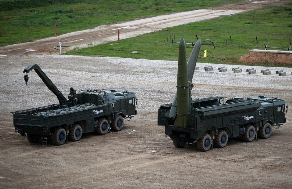 Grėsmingas Kremliaus pranešimas: šalia Lietuvos bus išbandomos „Iskander“ raketos