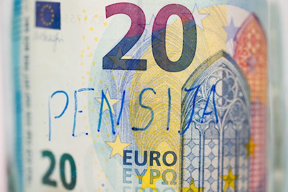 Pensijas kaupiantiems gyventojams – beveik 10 mln. eurų iš valstybės biudžeto